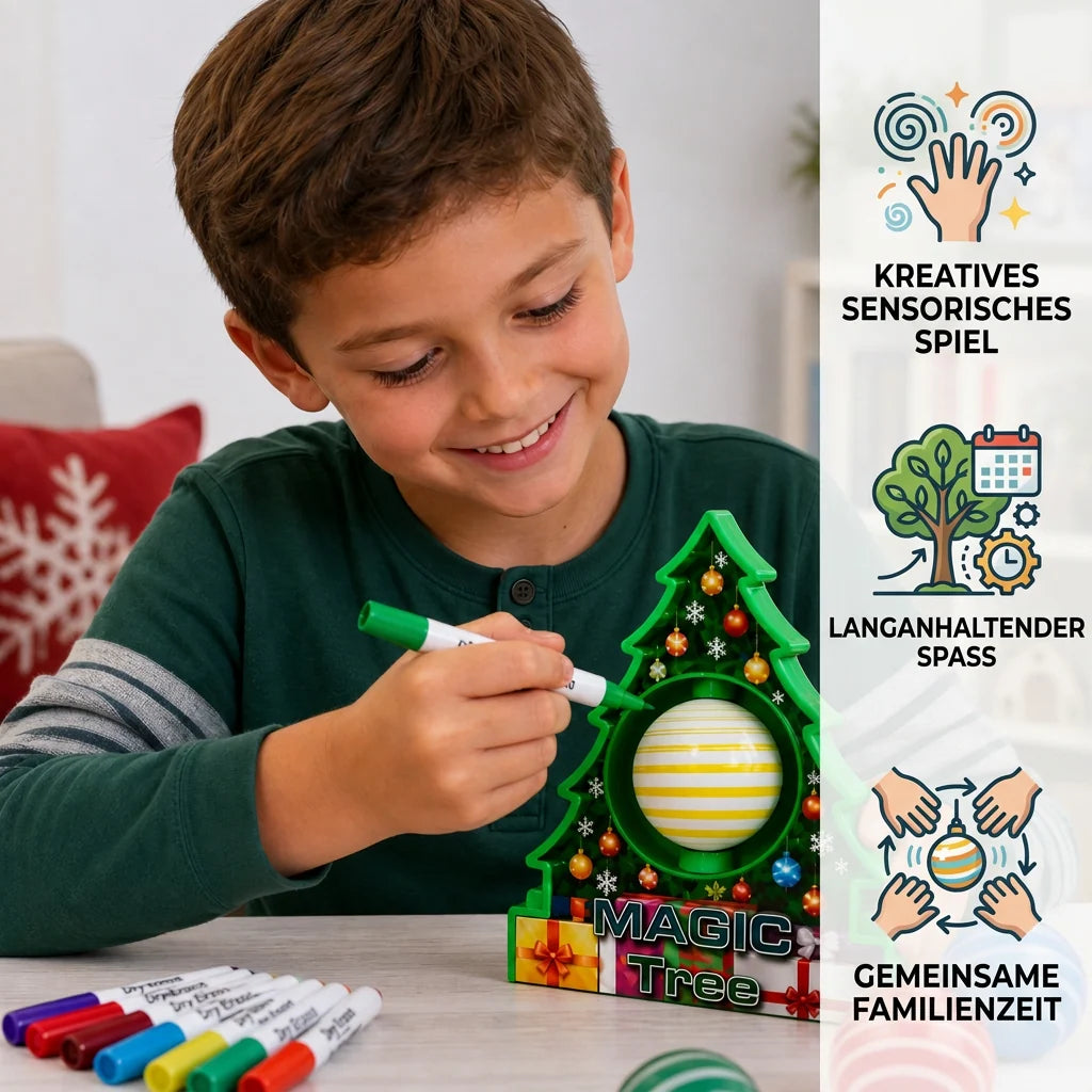Christmas Ornament Craft Kit Spinning Design & Painting Activity