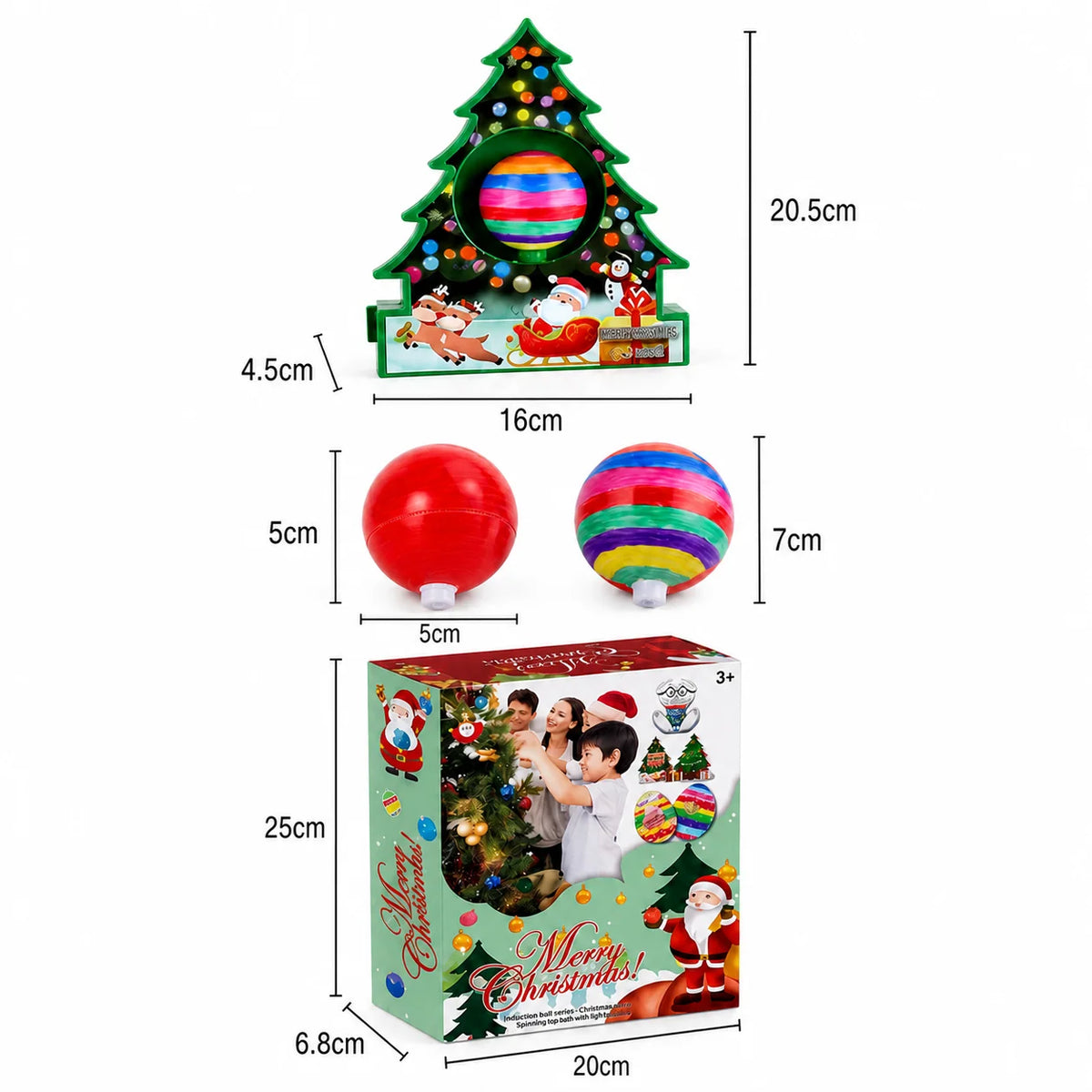 Christmas Ornament Craft Kit Spinning Design & Painting Activity