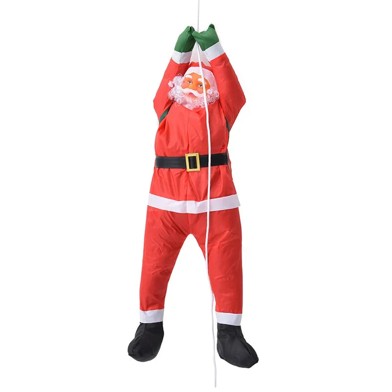 Christmas Ornament Santa & Reindeer Sturdy Hanging Loop