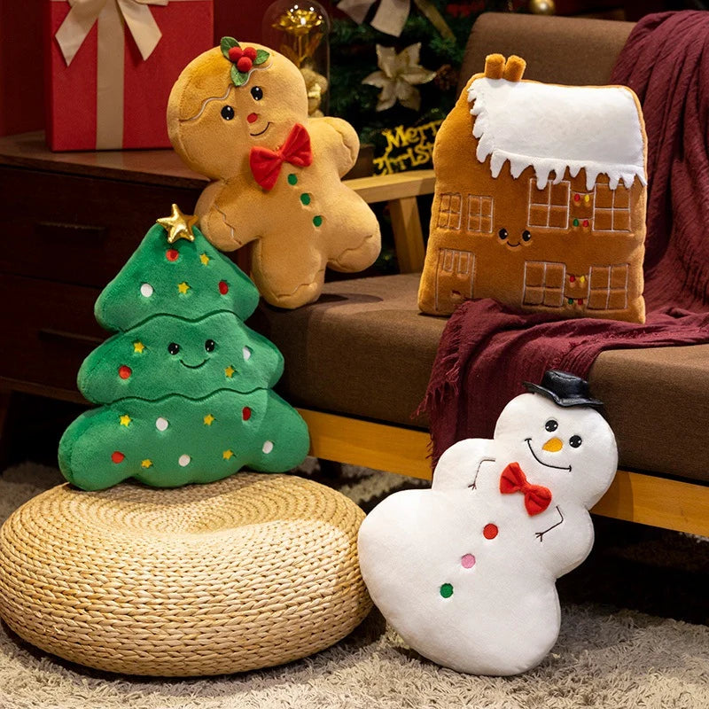 Christmas Plush Toy Short-Pile Washable 13.8-Inch Figure