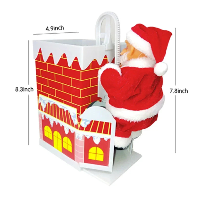 Christmas Santa Figure Electric Climbing Indoor & Outdoor