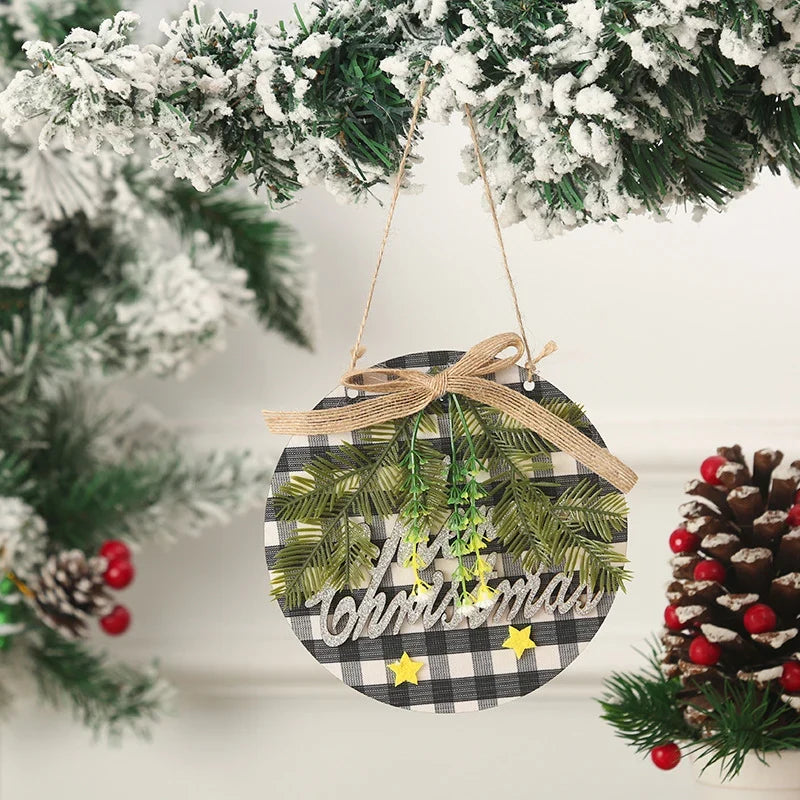 Christmas Snowman Ornament Felt & Cardboard Easy Hang