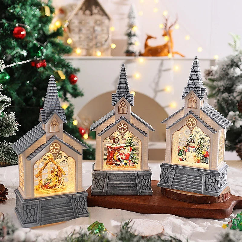 Christmas Tabletop Decoration Built In LED Easy Setup