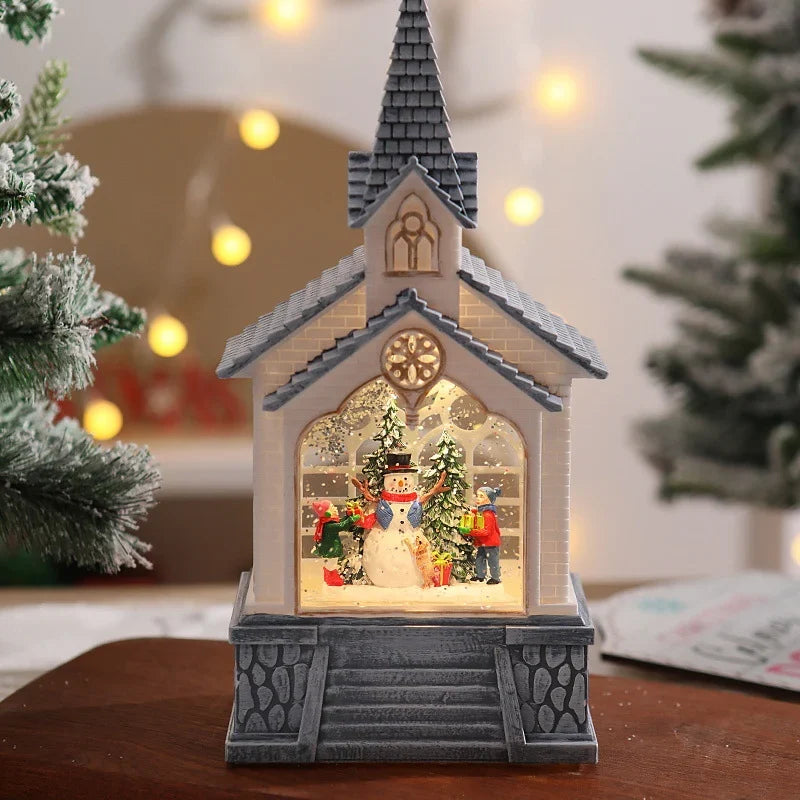 Christmas Tabletop Decoration Built In LED Easy Setup