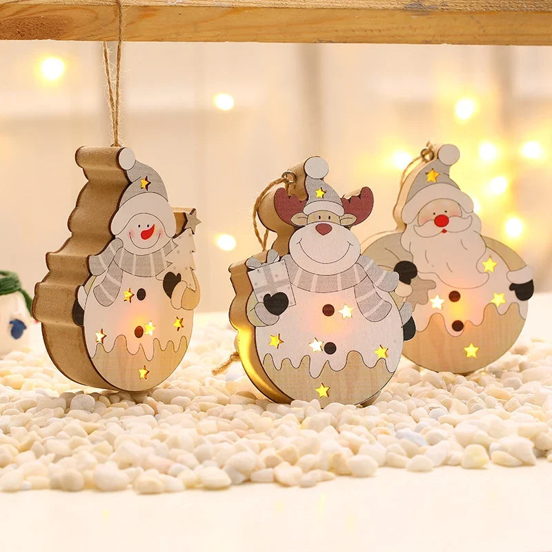 Christmas Tabletop Figurine LED Light-Up & Battery Operated