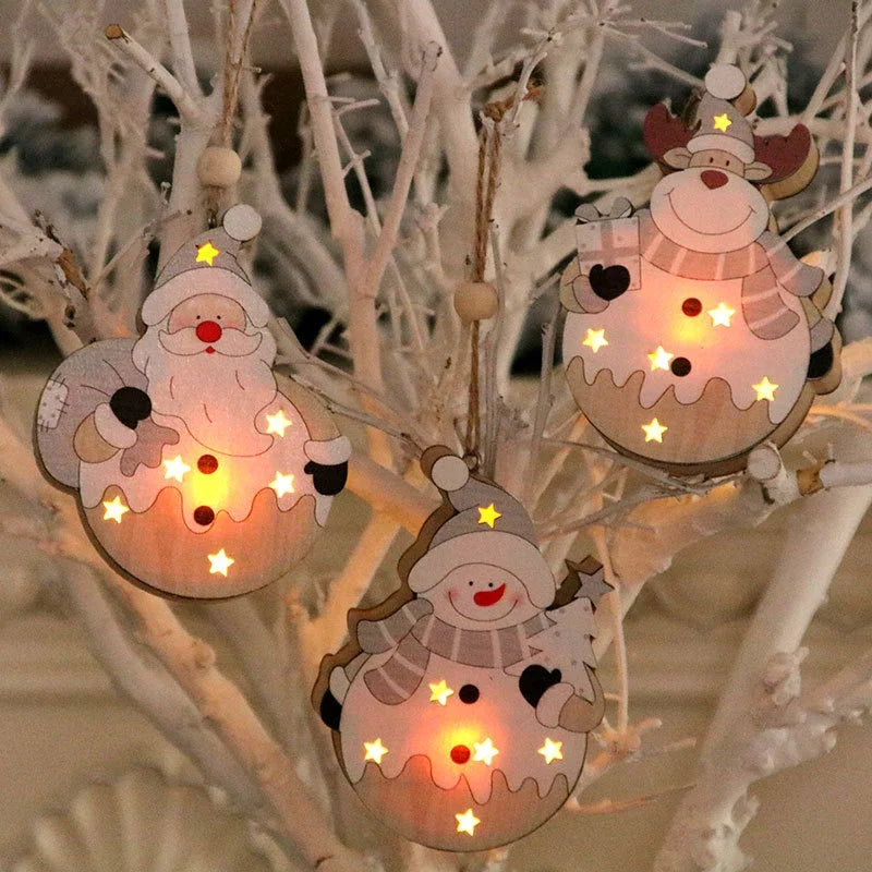 Christmas Tabletop Figurine LED Light-Up & Battery Operated