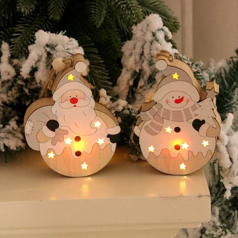 Christmas Tabletop Figurine LED Light-Up & Battery Operated
