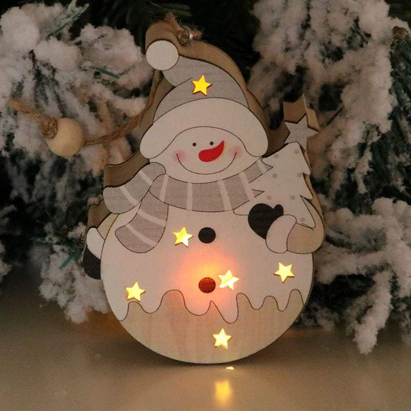 Christmas Tabletop Figurine LED Light-Up & Battery Operated