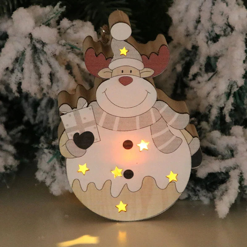 Christmas Tabletop Figurine LED Light-Up & Battery Operated