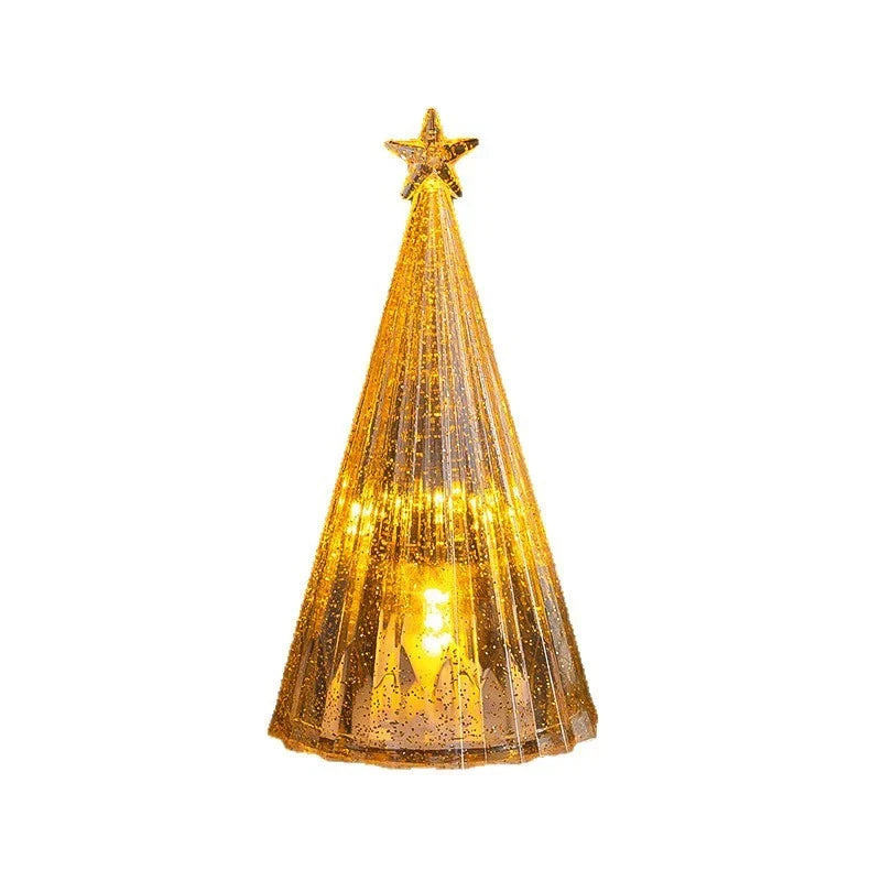 Christmas Tree Decoration Translucent Warm LED Star Topper