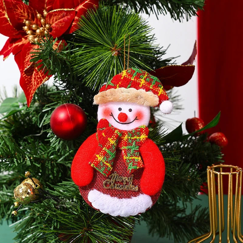 Christmas Tree Ornament Felt Reindeer & Hanging Rope