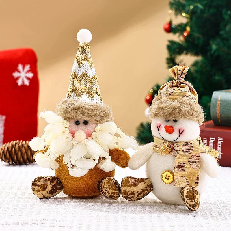 Christmas Tree Ornament Soft Fabric Snowman Hanger