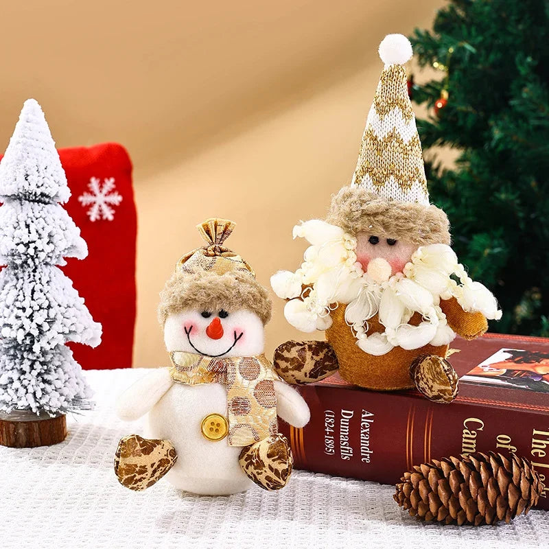 Christmas Tree Ornament Soft Fabric Snowman Hanger