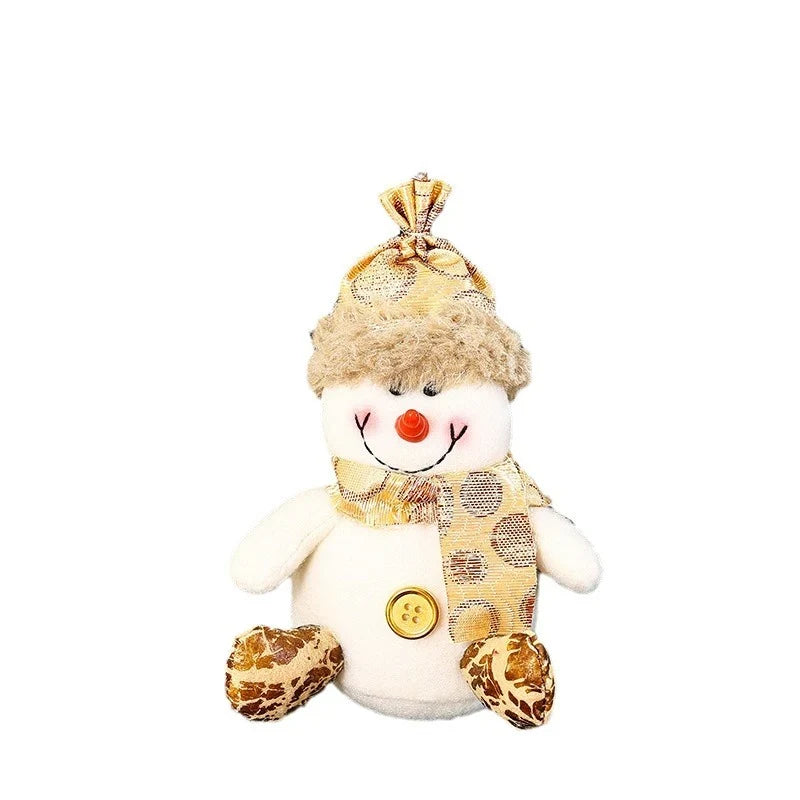 Christmas Tree Ornament Soft Fabric Snowman Hanger