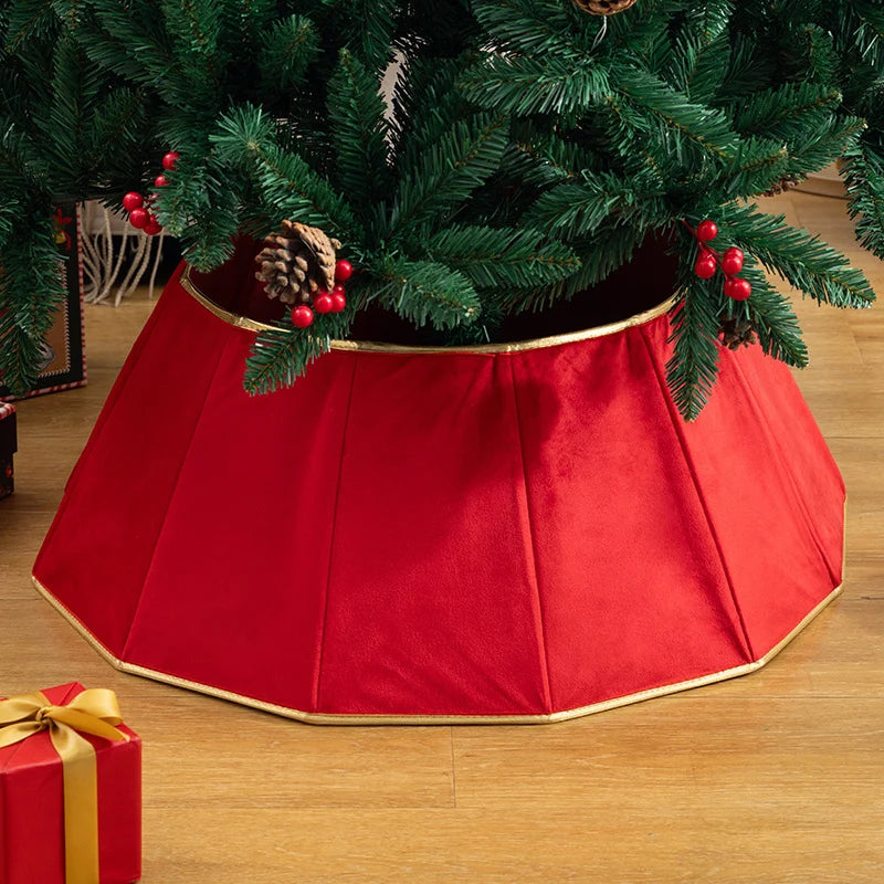 Christmas Tree Skirt Sequin Design Spot Clean Care