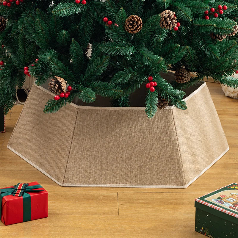 Christmas Tree Skirt Sequin Design Spot Clean Care