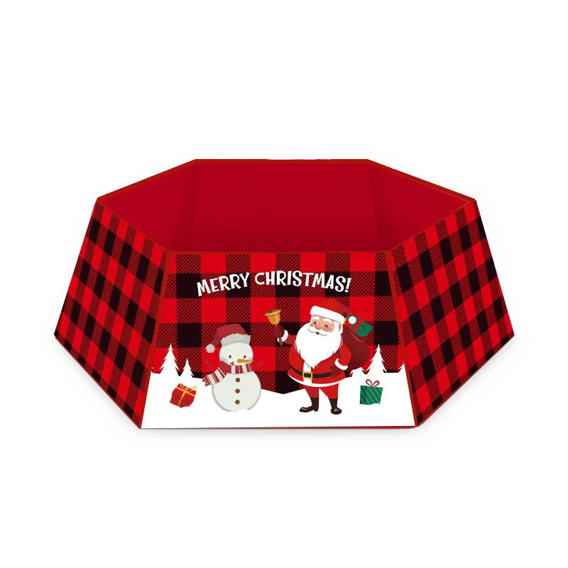 Christmas Tree Skirt Sequin Design Spot Clean Care