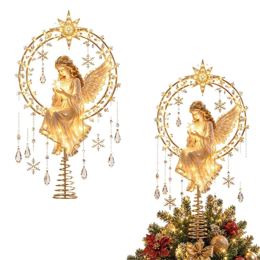 Christmas Tree Topper Lighted Holiday Keepsake Decor