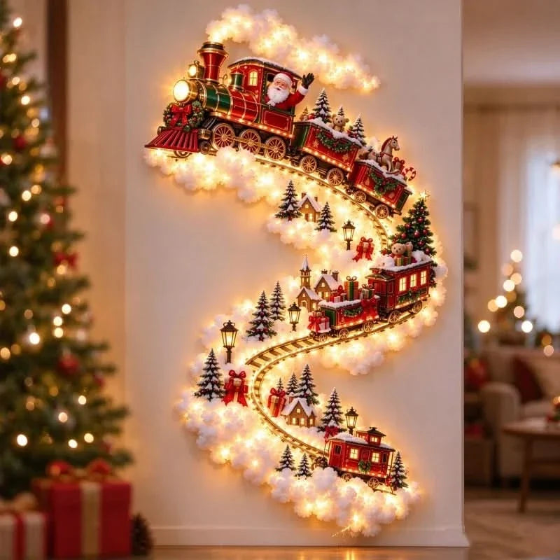 Christmas Wall Light LED Space-Saving Festive Decor