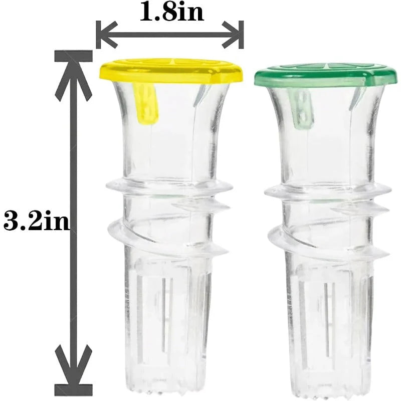Citrus Juicer Manual Spiral Press Built-In Seed Filter Leak-Proof Lid