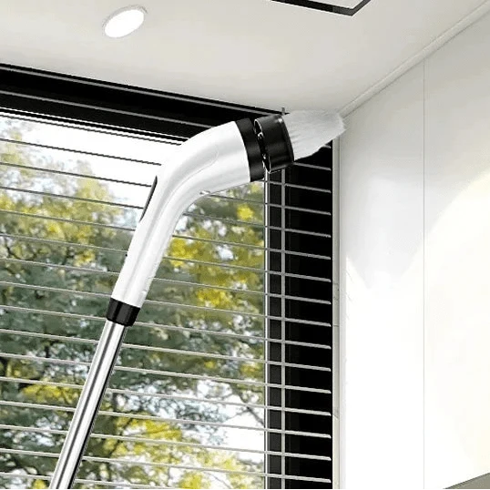 Cleaning Brush Cordless Rotating Telescopic Handle 7 Heads
