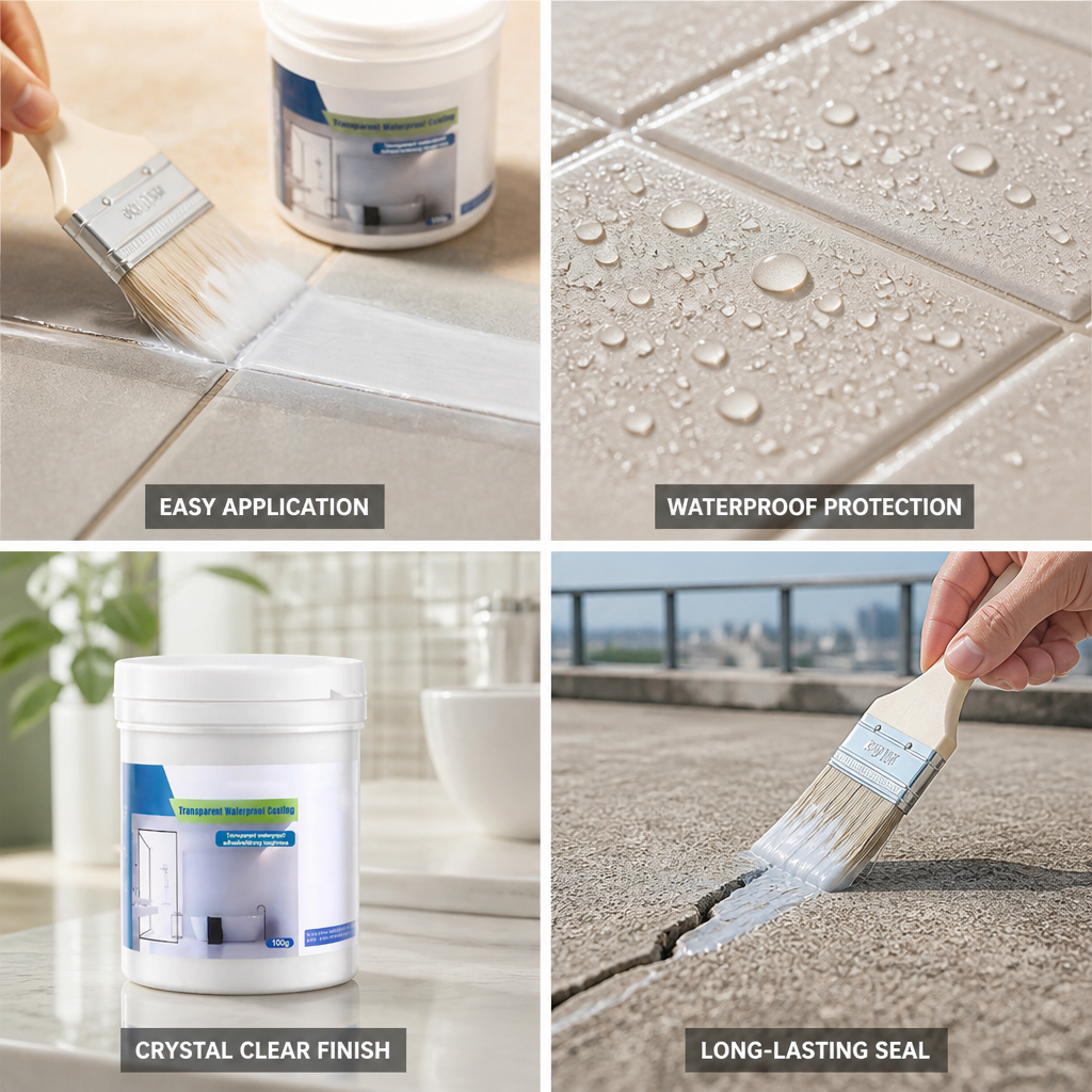 Clear Brush-On Silicone Leak Sealant