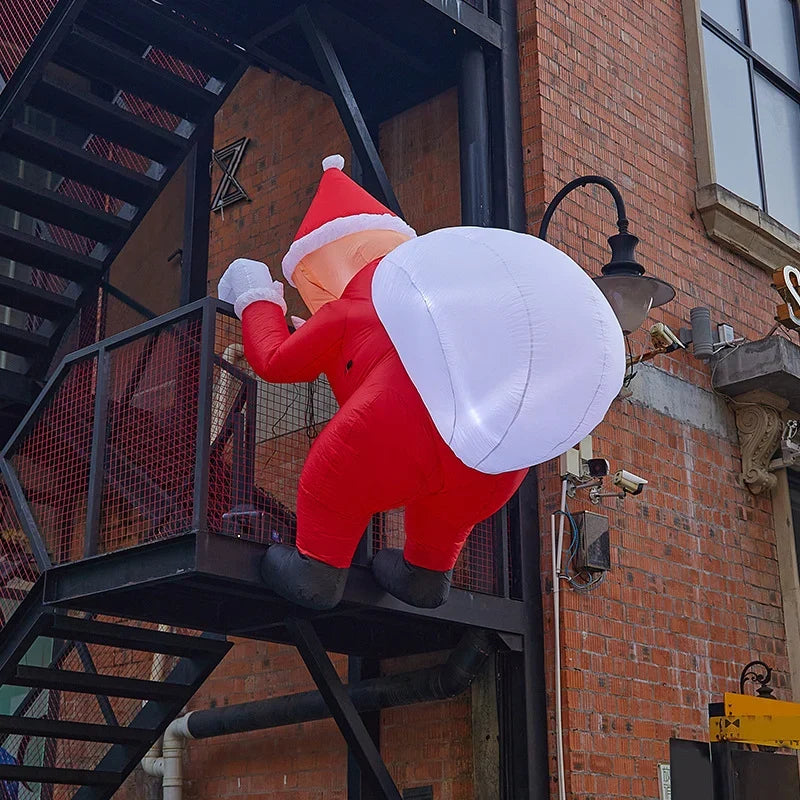 Climbing Santa Decoration LED Lights Indoor & Outdoor