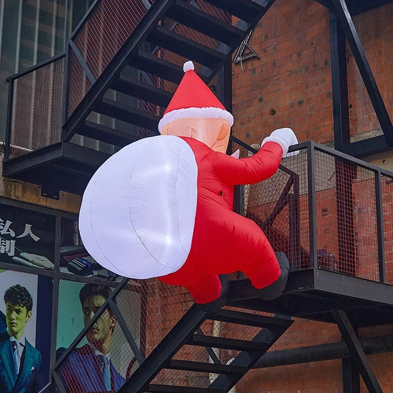 Climbing Santa Decoration LED Lights Indoor & Outdoor