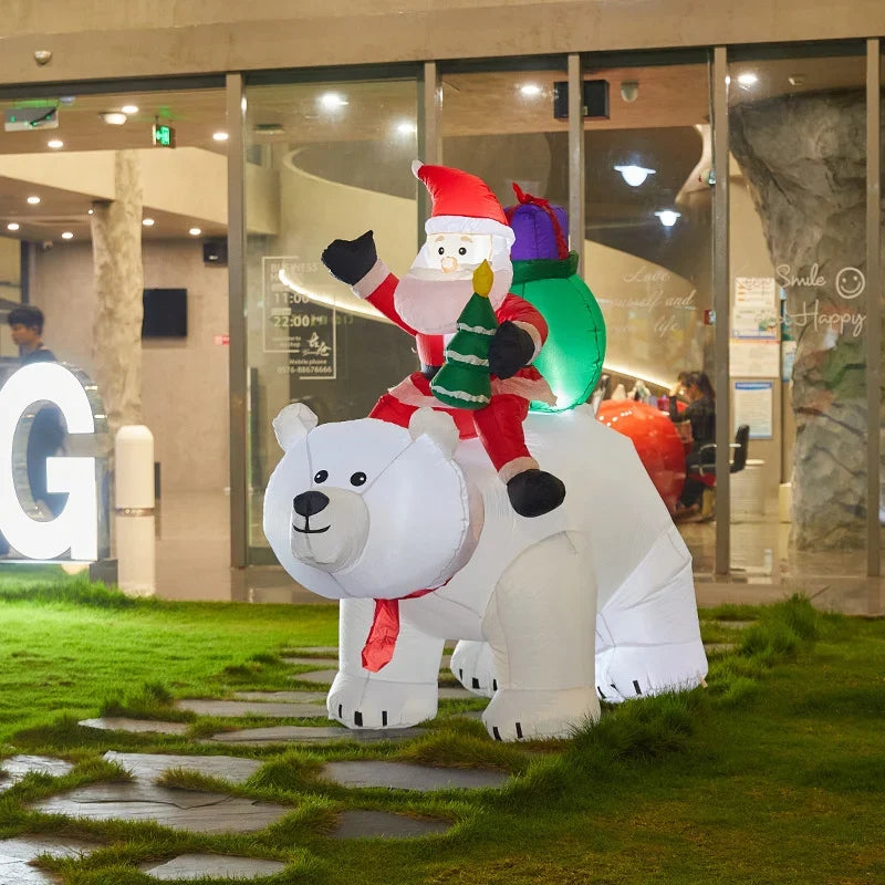 Climbing Santa Decoration LED Lights Indoor & Outdoor