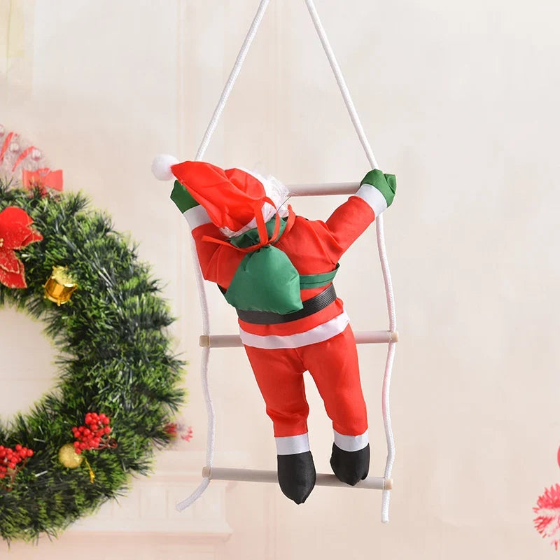 Climbing Santa Figure Weather-Resistant & Easy-To-Hang
