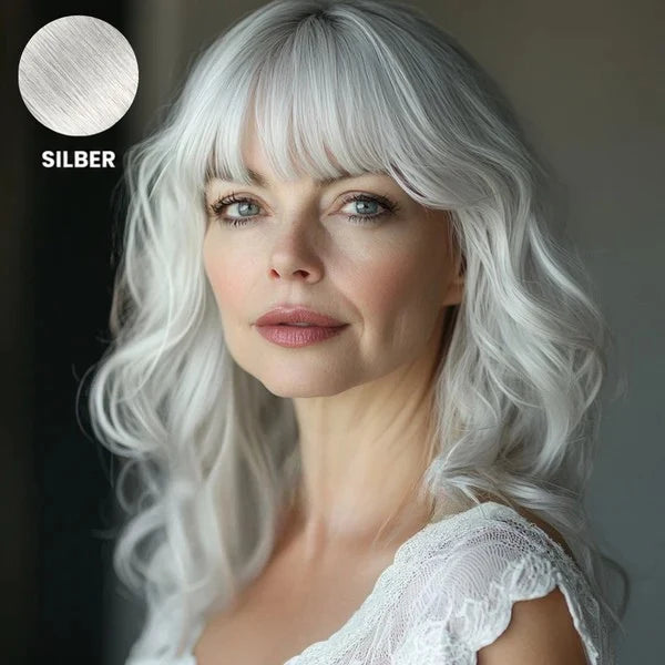Clip-In Bangs Hairpiece Remy Human Hair Heat-Stylable