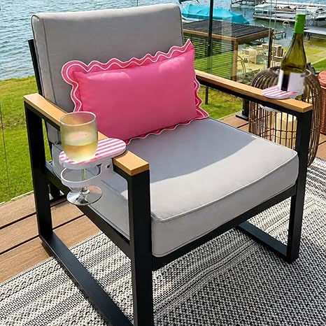 Clip-On Drink Holder Secure Spring Clamp Tool-Free