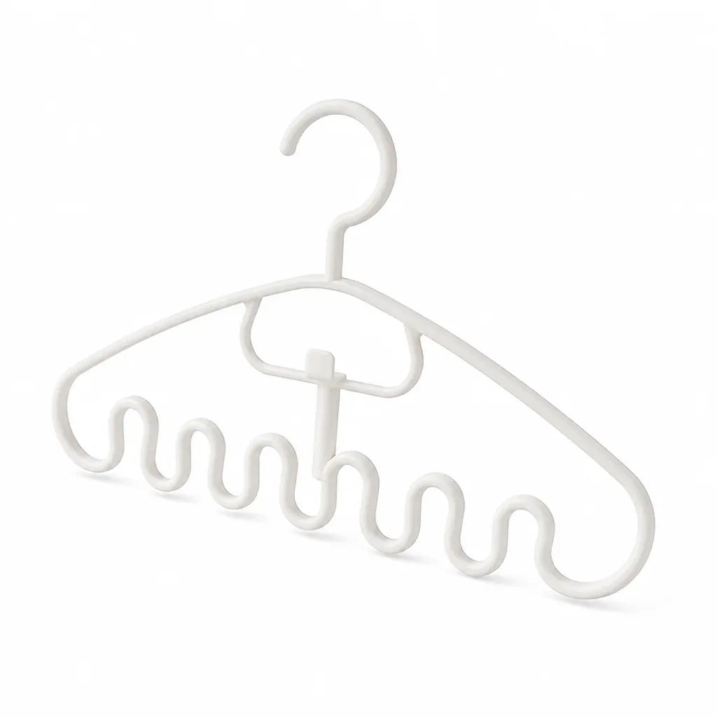Clothes Hanger Space-Saving Wavy Holds Six