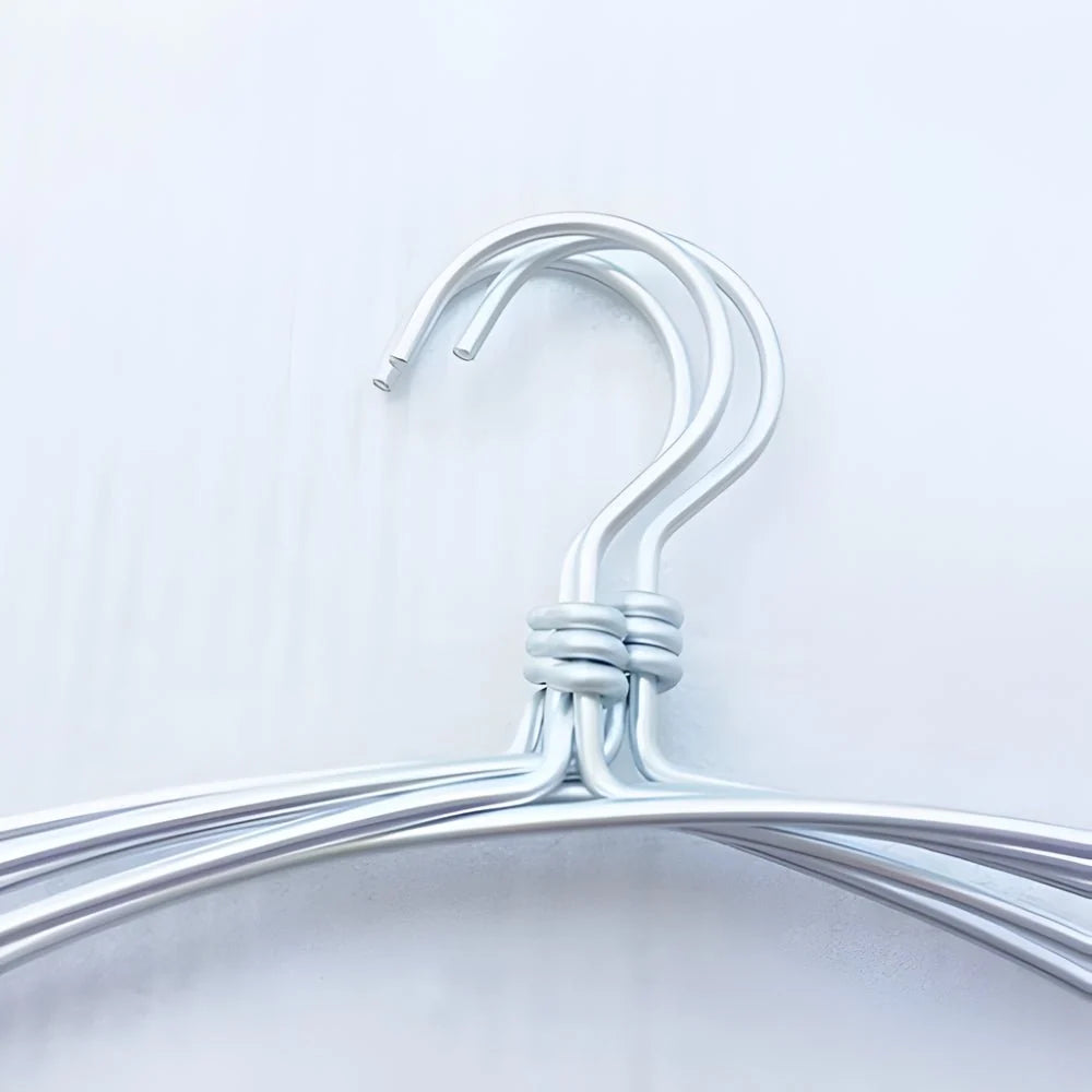 Clothes Hangers Extra-Wide Aluminum Alloy Set of 6