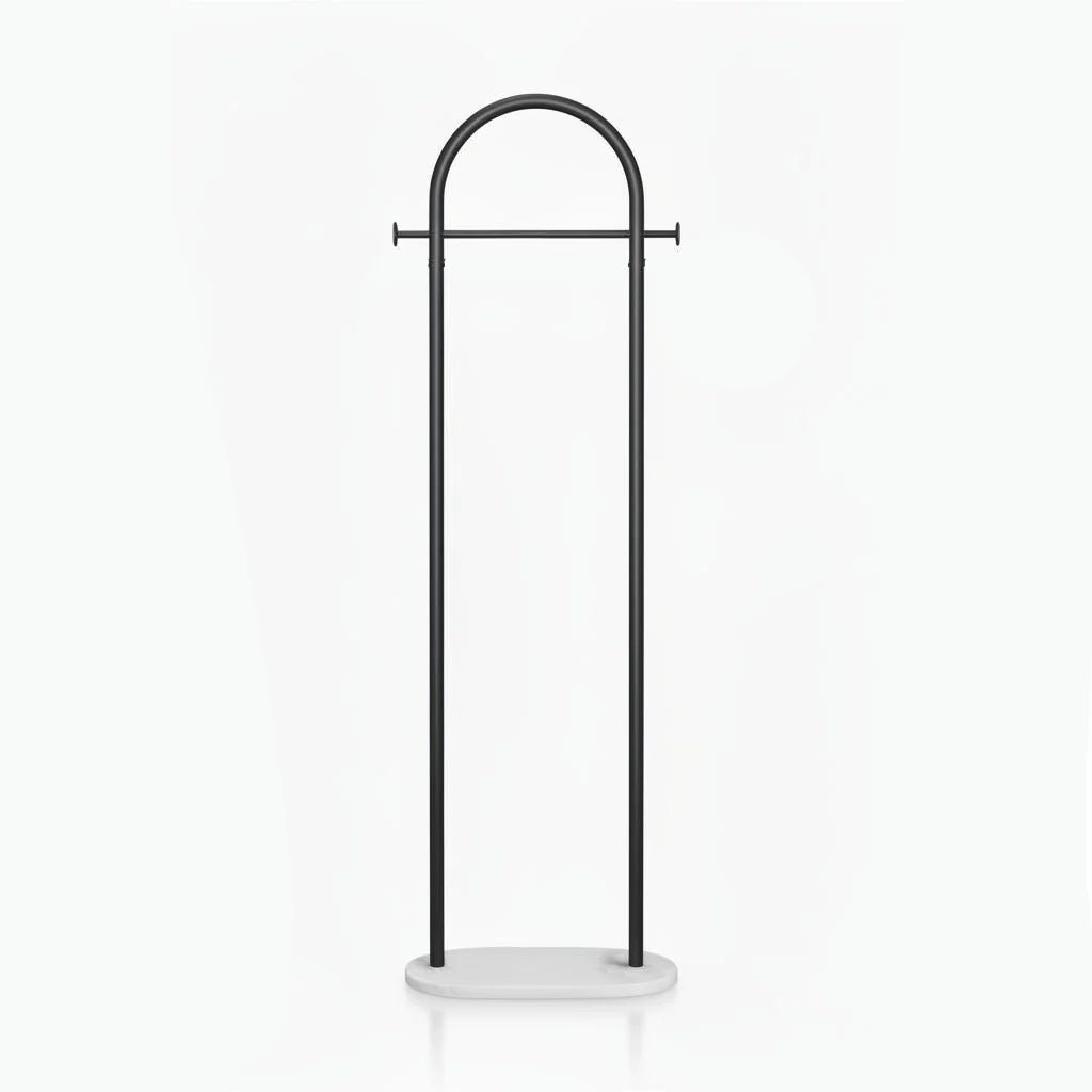 Clothes Rack Freestanding Metal Gold Finish
