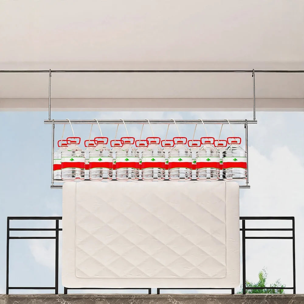 Clothesline Retractable Stainless Steel Space-Saving