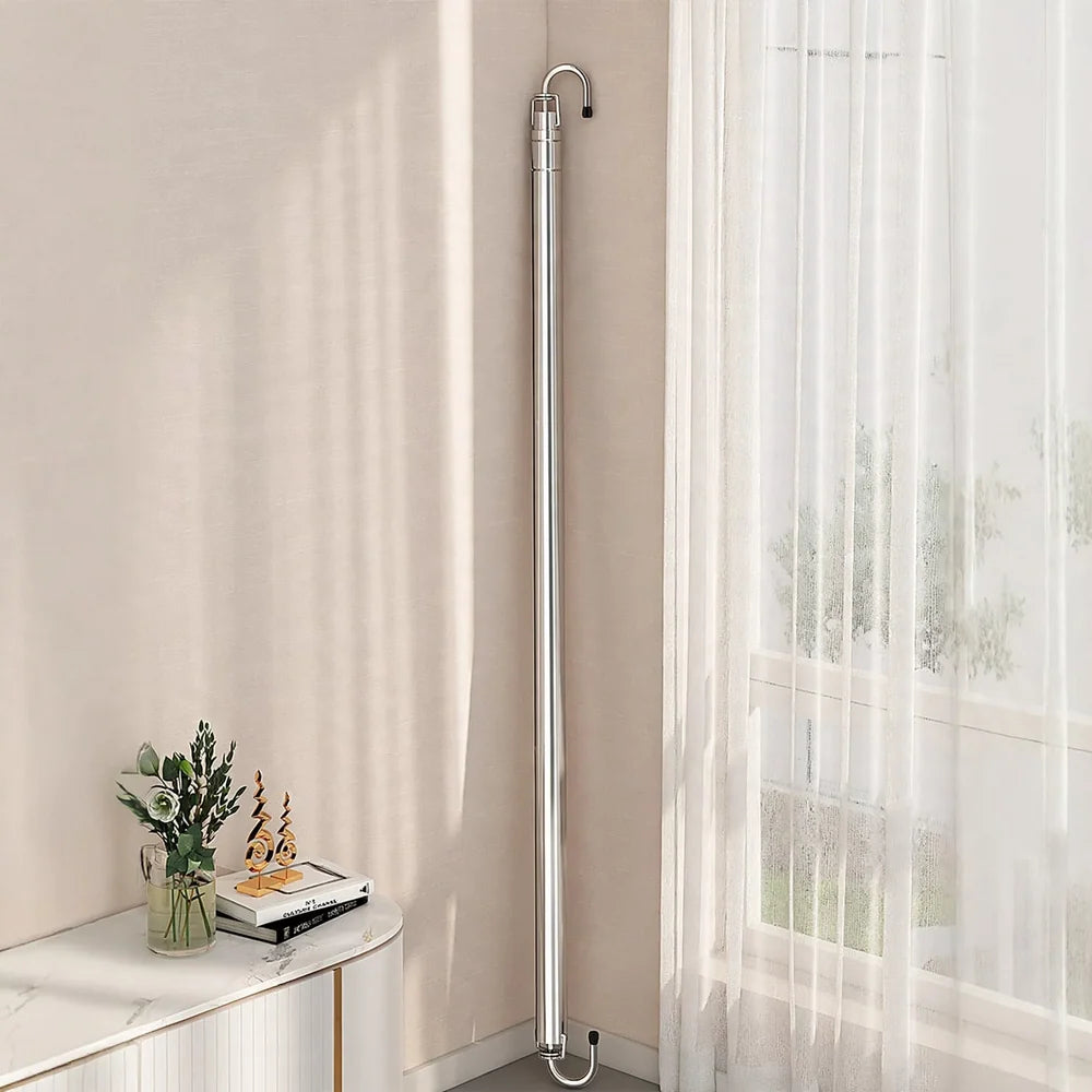 Clothesline Retractable Stainless Steel Space-Saving