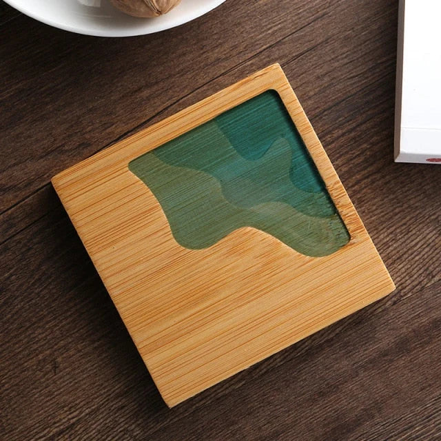 Coaster Bamboo & Resin Mountain Landscape Design