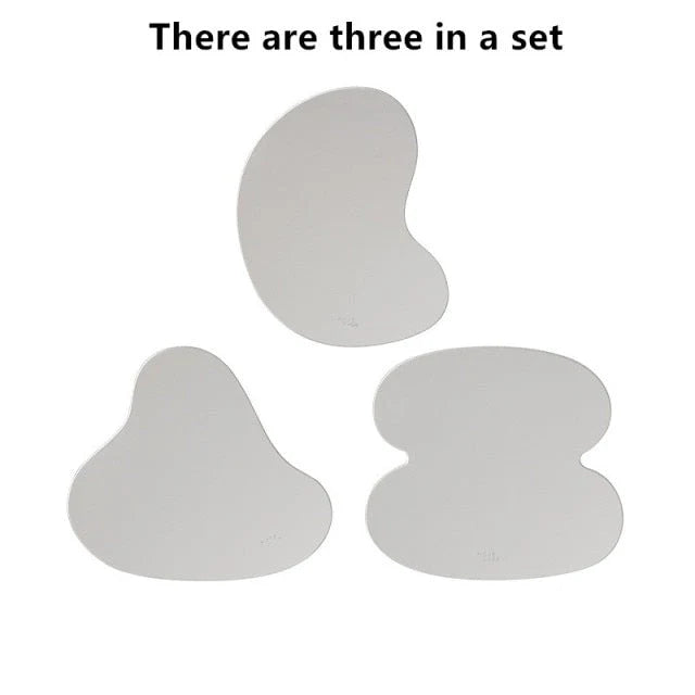 Coasters Reflective Irregular Shapes Set of 4