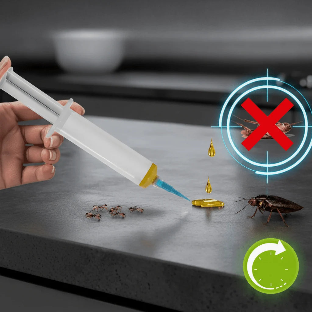 Cockroach Gel Bait Precision Application Indoor & Outdoor Use