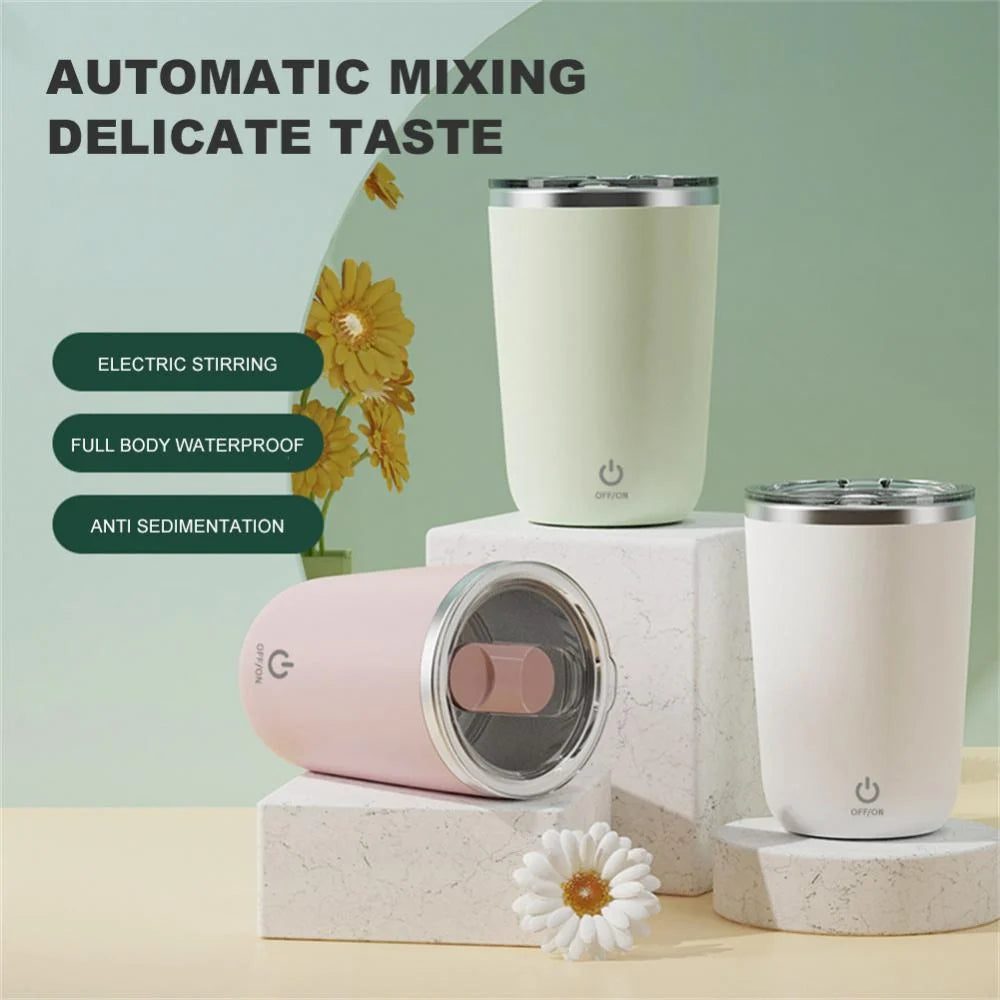 Cocktail Shaker Stainless Steel Waterproof & Rechargeable 350ml