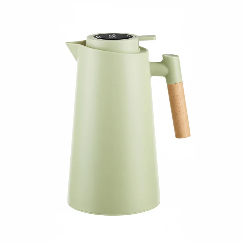 Coffee Carafe Temperature Display Double-Wall Stainless Steel