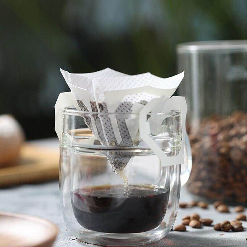 Coffee Filter Papers Single-Cup Pour-Over Fits Most Mugs