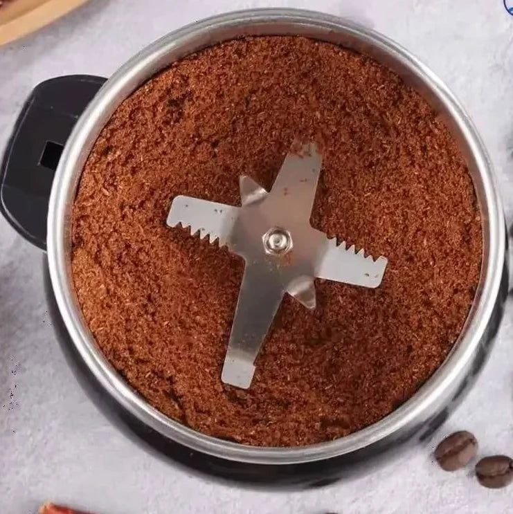 Coffee Grinder 400W 6 Spiral Blades Stainless Steel
