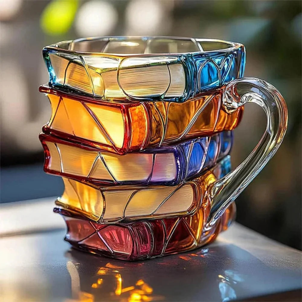 Coffee Mug 3D Book Spine Microwave & Dishwasher Safe