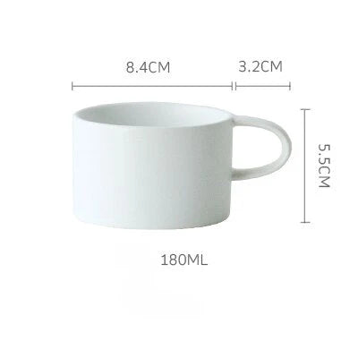 Coffee Mug Ceramic Underglaze Color Finish Seven Color Options
