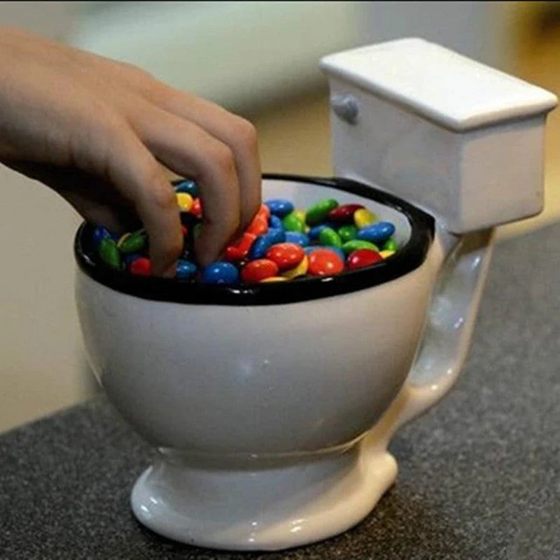 Coffee Mug Toilet-Shaped Ceramic 300ml Capacity