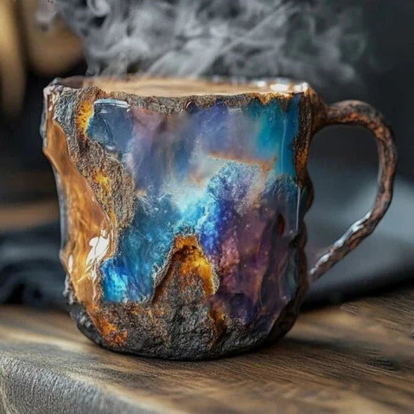 Coffee Mug Transparent Raised Texture 10.14 Oz