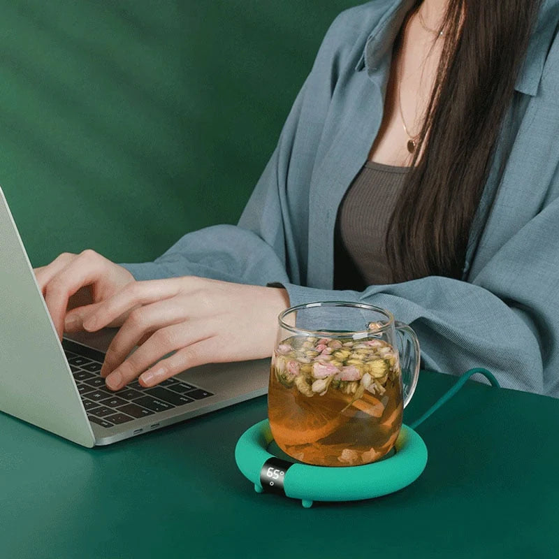 Coffee Mug Warmer 20W Low-Wattage Pastel Design
