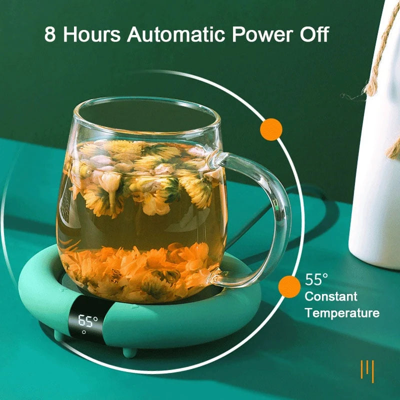 Coffee Mug Warmer 20W Low-Wattage Pastel Design